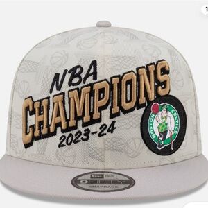 Boston Celtics New Era 2023/2024 NBA Champions 9FIFTY Locker Room Snapback Hat